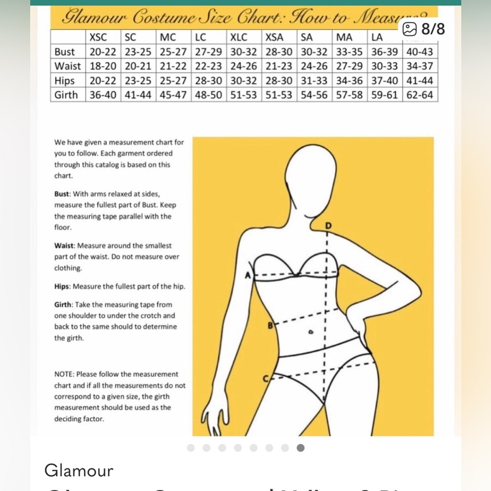 Glamour Dance 2 Piece Yellow Adult Medium Lyrical/Jazz Costume w Hair Piece - Picture 10 of 10